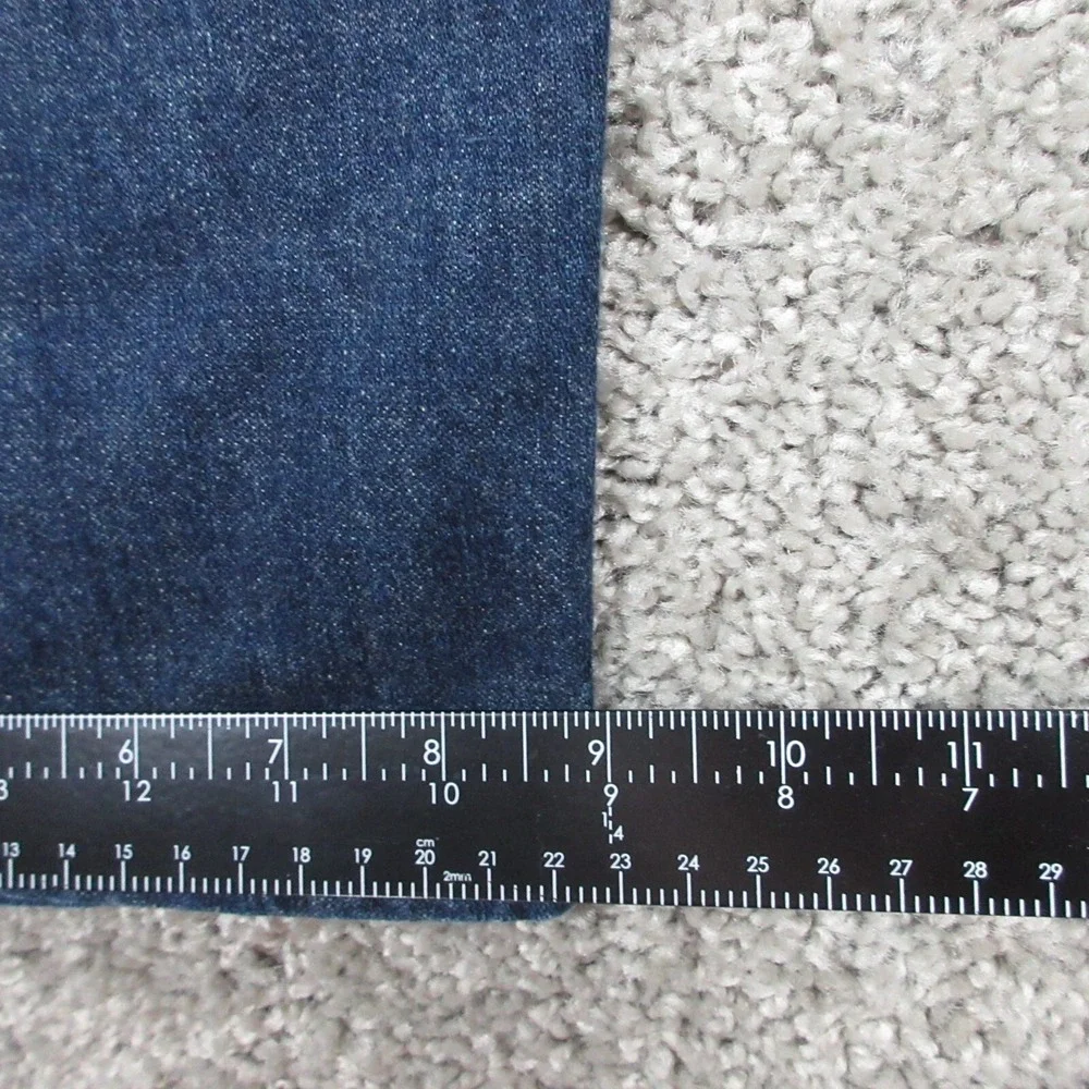 Levis Jeans Mens 36x32 Blue 514 Regular‎ Straight Whisker Faded Dark Denim Pants